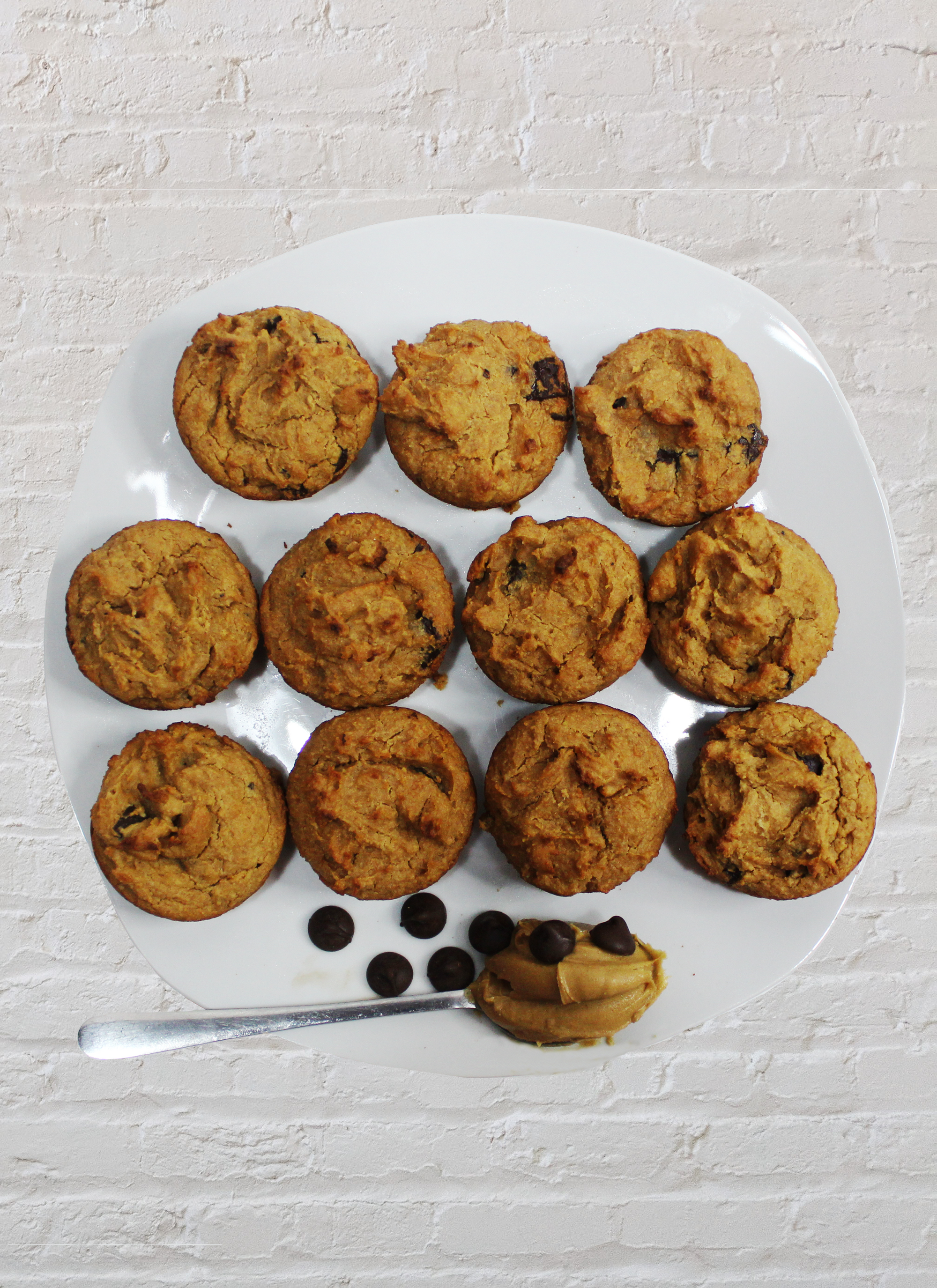 PB Chocolate Protein Muffins